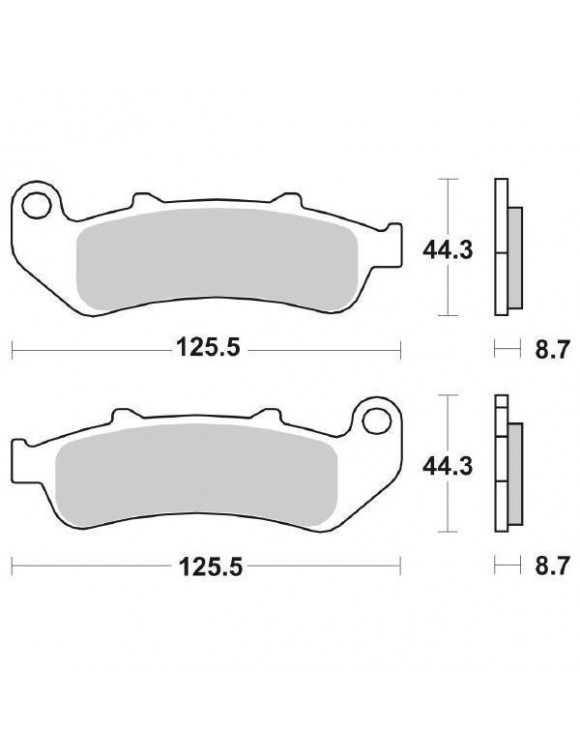 Pastillas freno frontales SBS 685HS HONDA CBR 1000F Hurricane(93-98) - 2
