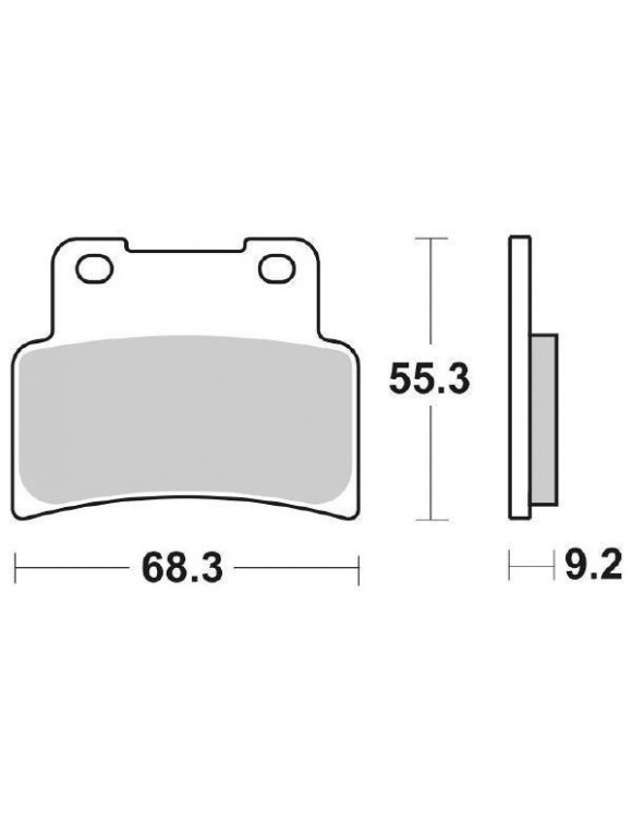 SBS 844HS Plaquettes frein avant Aprilia Modèles,Yamaha YZF R/MT 125 - 2
