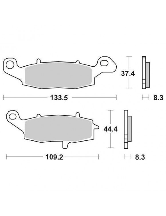 Front brake pads set,motorcycle,SBS 705HS Kawasaki/Suzuki - 2 Front brake pads set,motorcycle,SBS 705HS Kawasaki/Suzuki - 2
