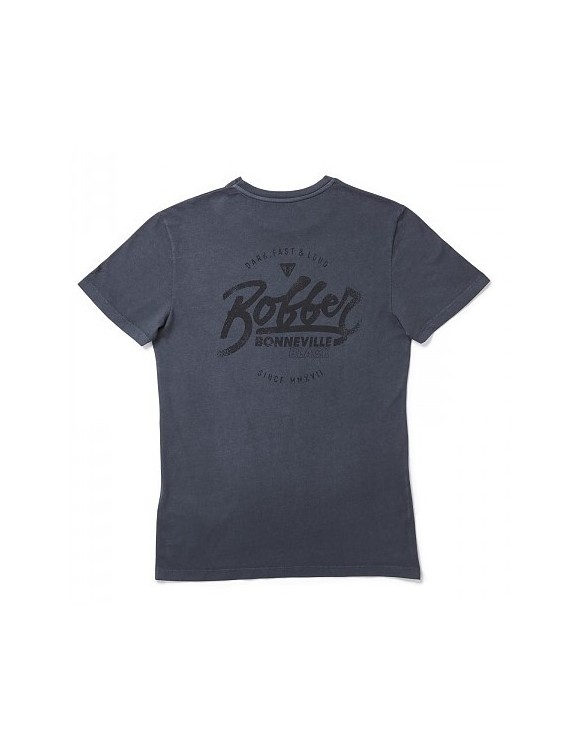 T-shirt Triumph Brenton Bobber Tee MTSS18803 Bleu - 2