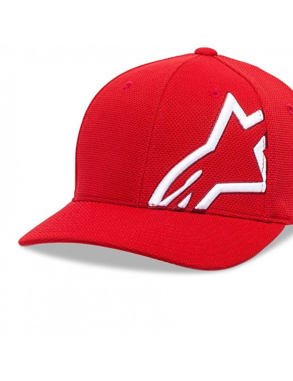 Chapeau snapback avec visière alpinestars corp shift maquette rouge/blanc - 2