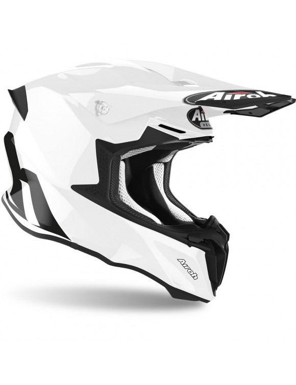 Casque moto Enduro Bague double route DD Airoh Twist 2.0 blanc - 2