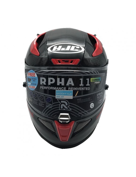 HJC RPHA 11 Carbon Bleer Helmet - Black/Red