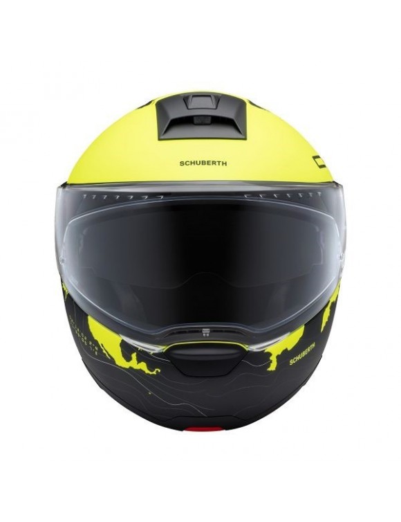 Casco moto modular Schuberth C4 Pro negro/mate amarillo magnitud amarillo - 2