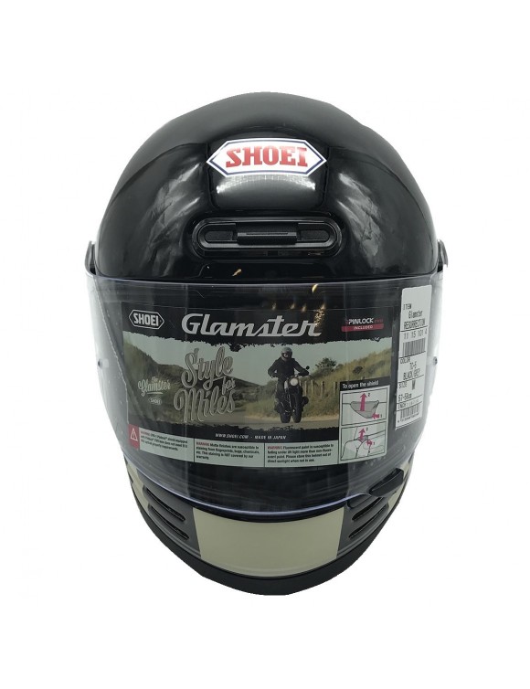 Casque moto en pleine longueur Vintage Look Soisi Glamster Résurrection Noir - 2