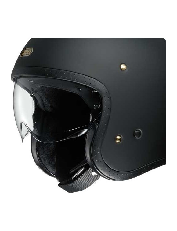 Motorrad-Helm-Jet-Roller in Multi-Composite-Fasern Shoei J-O Black - 2
