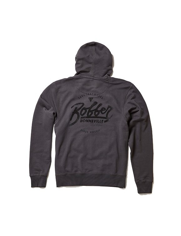 Sweat à capuche Triumph Fabian Bobber Hood Gris MSWS18807 - 2