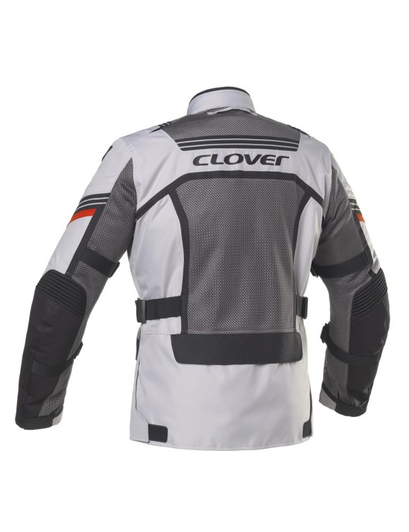 Winter Motorradjacke Klee Vatouring-3 Schwarz/Grau WP Airbag - 2