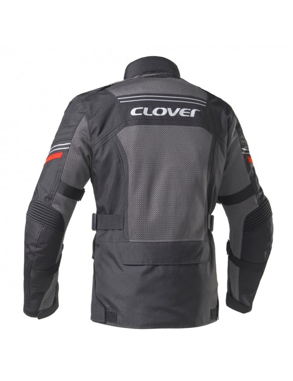 Giacca moto traforata con protezioni Clover Ventouring-3 Airbag wp nero - 2 Giacca moto traforata con protezioni Clover Ventouring-3 Airbag wp nero - 2