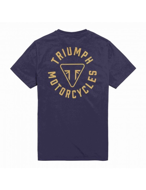 Camiseta hombre en Triumph Newlyn Negro Iris MTSS21027 Algodón - 2