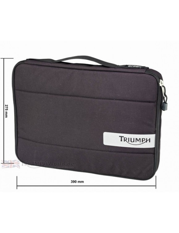 Borsa laptop pc nero/grigio in cordura originale Triumph performance kube4 - 2