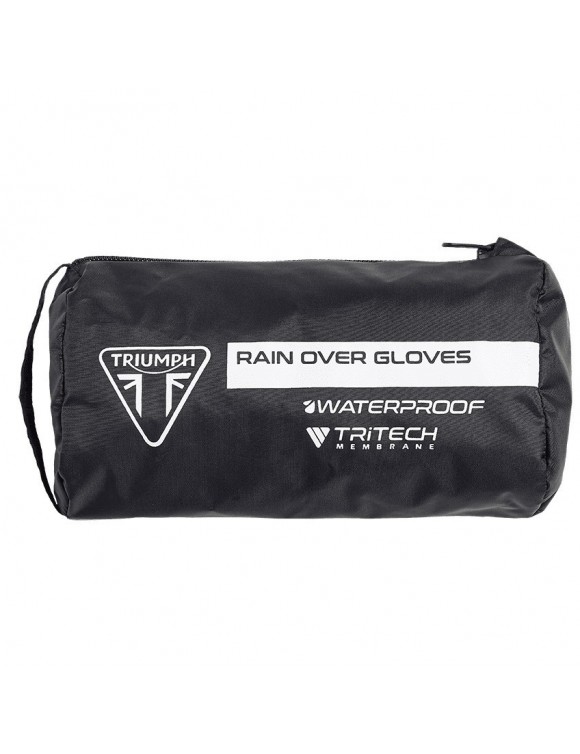 Gants moto Tritech Moto imperméable Triumph pluie sur Noir MFNA2047 - 2