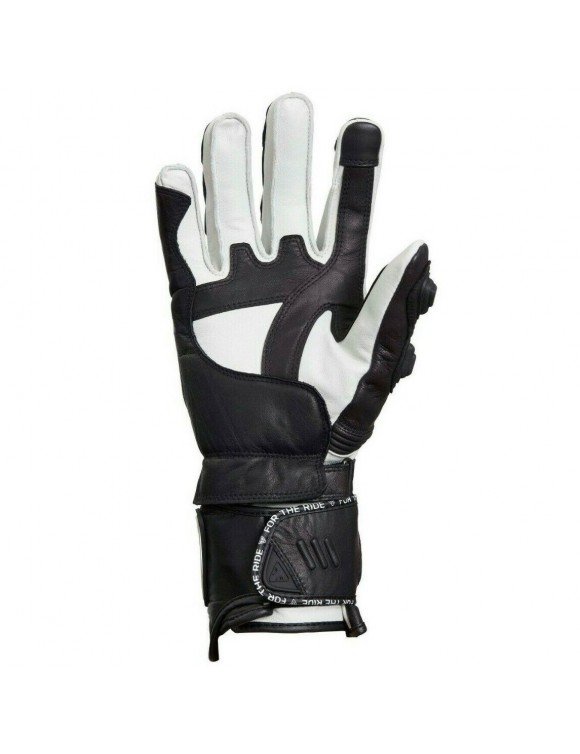 Gants moto triple moto triomphe noir/blanc - 2