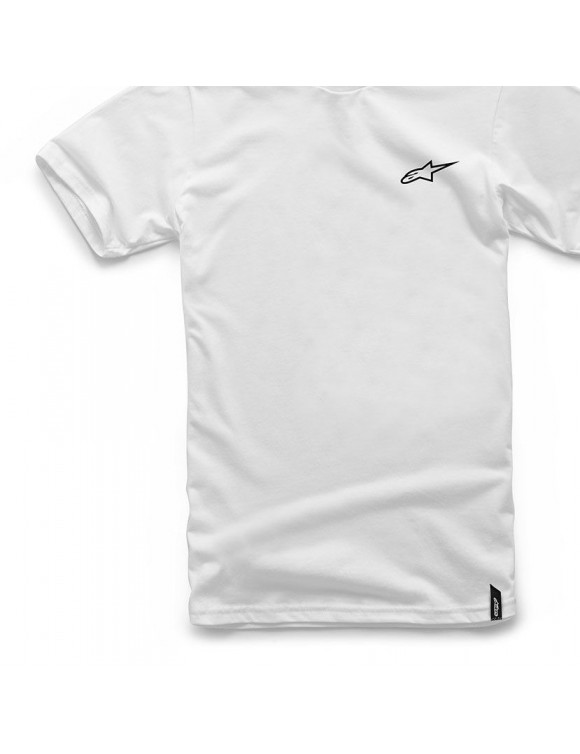 T-shirt maglietta a maniche corte originale Alpinestars neu ageless bianco/nero - 2