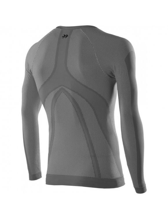Maglia tecnica intima a girocollo unisex maniche lunghe Six2 dark grey ts2-2 - 2 Maglia tecnica intima a girocollo unisex maniche lunghe Six2 dark grey ts2-2 - 2