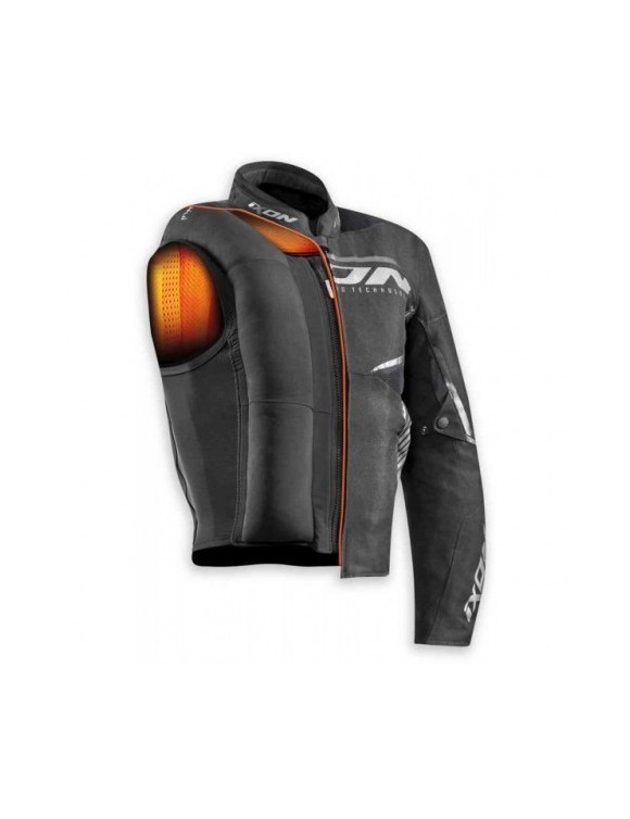 Ixon IX-Airbag U03 Gilet airbag moto électronique et intelligent noir/orange 1001210011055 - 3