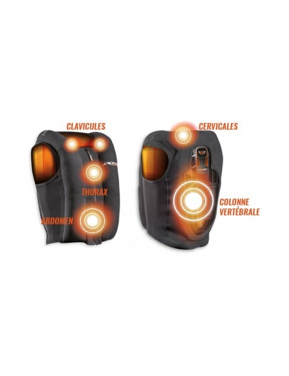 Ixon IX-Airbag U03 Gilet airbag moto électronique et intelligent noir/orange 1001210011055 - 5