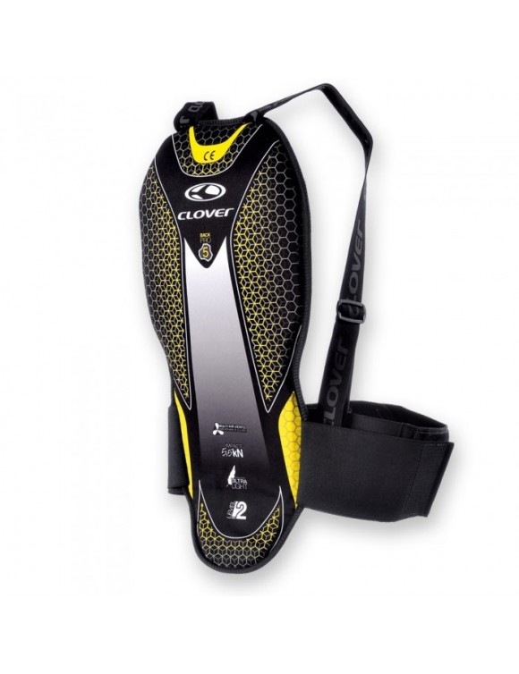 CE Clover Back Pro-5 Black/Yellow 1278-N/G Motorcycle Back Protector