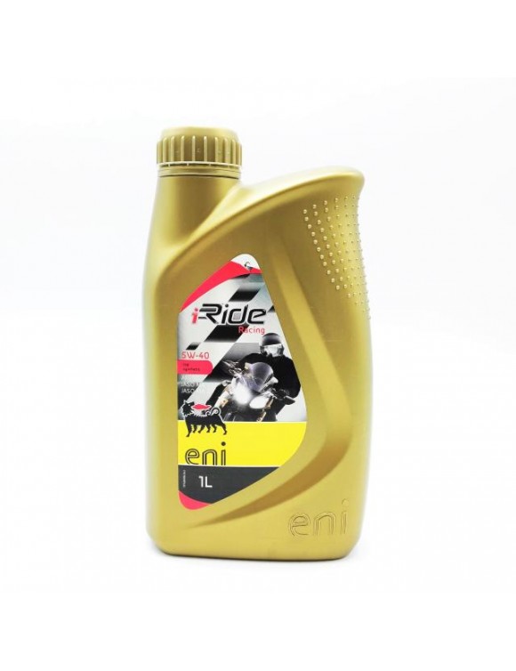 5W-40 synthetic lubricant motorcycles with 4-stroke engine,eni i-ride racing,1L