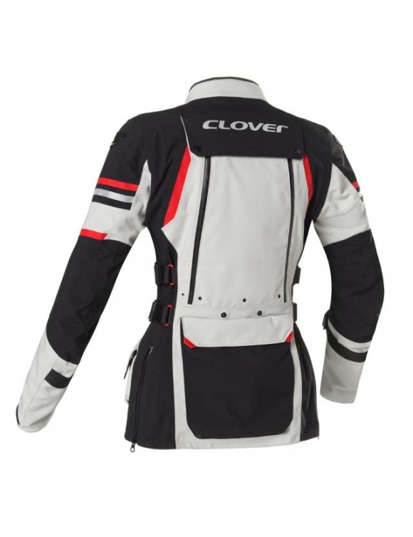 Blouson Moto Touring Hiver Femme Clover Laminator-2 WP Lady 1711-N/GR - 2