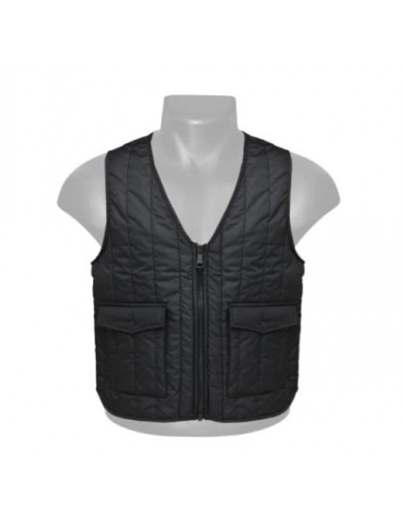 Summer vest,official Moto Guzzi 100th anniversary,black,zip closure,V-neck