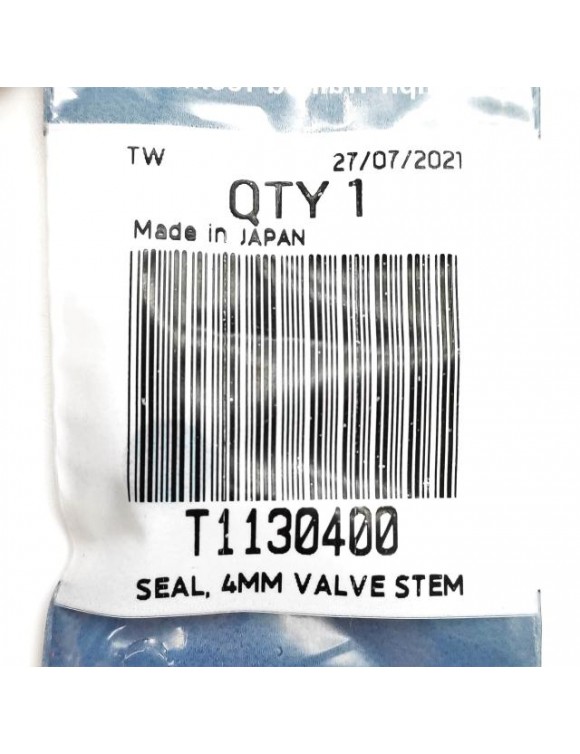 Guarnizione stelo valvola testa cilindro, 4mm, originale Triumph t1130400 - 4