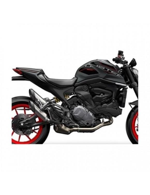 Pegatinas Kit,Negro,97480281AB,Ducati Monster/Monster Plus(des2021) - 1