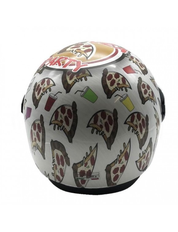 Casco moto Niños Policarbonato Grex G1.1 Ilustraciones Pizza Party 053 - 4