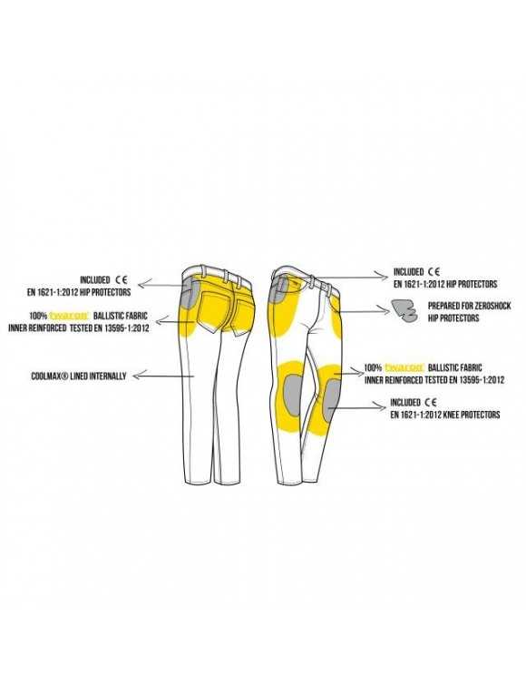 Promojeans Caferacer Men's Motorcycle Jeans with Twaron® Protection Blue - 5