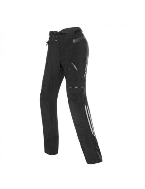 Pantalones de Moto Invierno Mujer Clover Laminator-2 WP Lady Negro 1397-N/N