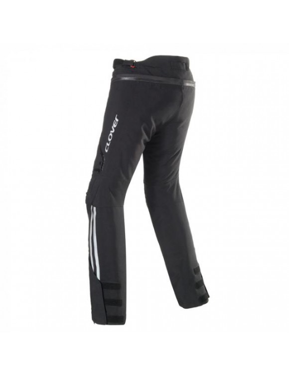 Pantalones de moto de invierno para hombre Clover Laminator-2 WP negro  1396-N/N