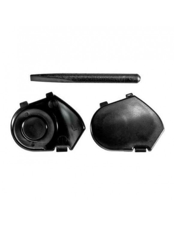 Placchette visiera flat black casco nolan n43/e/air/g4.1/e/pro/g4.2 pro
