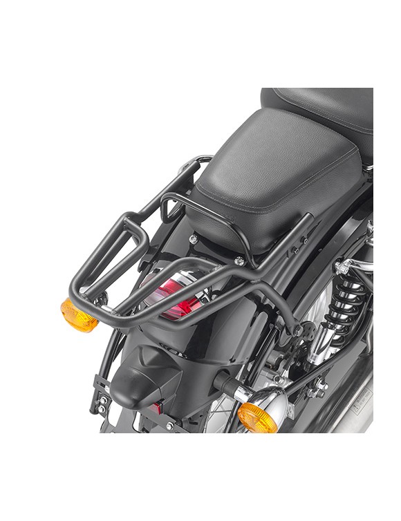 GIVI SR8707 Porte-bagages en cuir noir monolock Benelli Imperial 400 Top Box - 1 GIVI SR8707 Porte-bagages en cuir noir monolock Benelli Imperial 400 Top Box - 1