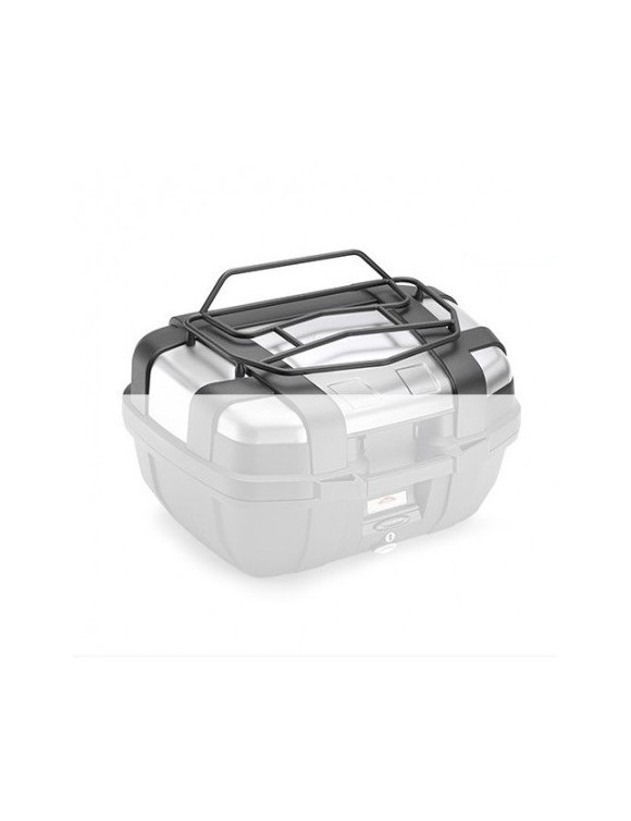 Rack en cuir supérieur métallisé E142B le coffre moto GIVI Trk52N Trekker 52L - 1