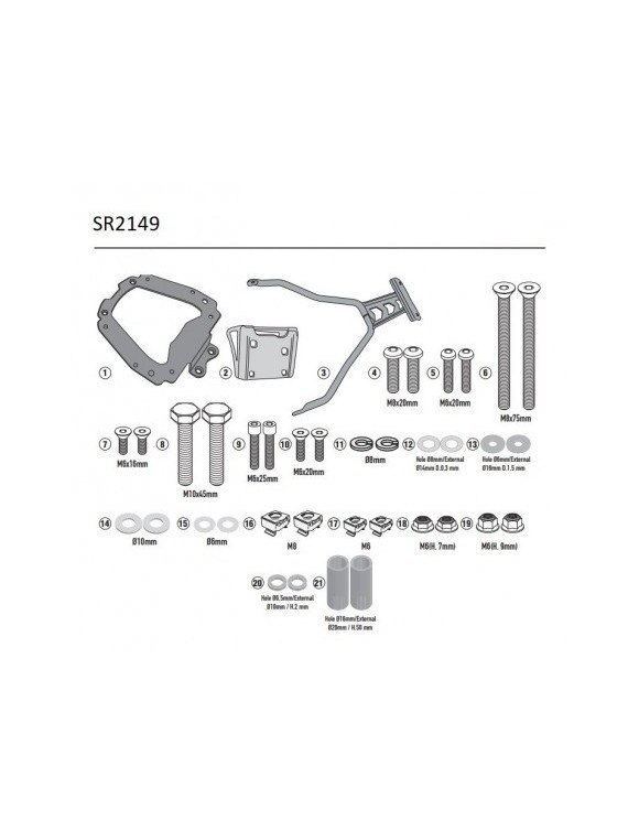 Givi sr2149 luggage Monokey/Monolock Yamaha X-Max 125-300,tricity - 1