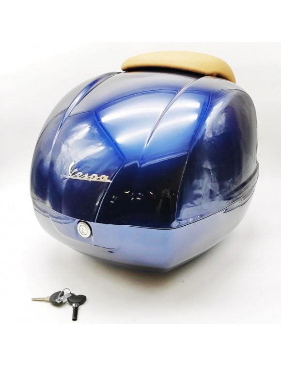 Top case kit with backrest,bluecm273356,Vespa GTS/GTS Super - 3