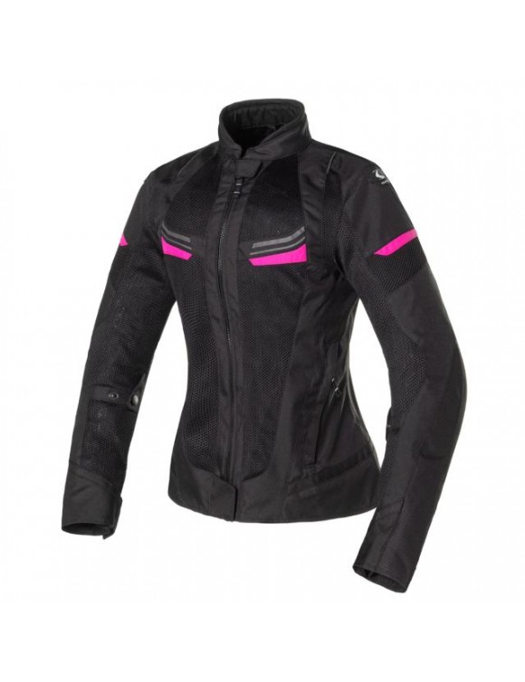 Giacca Moto da Donna Estiva Sportiva Clover Airjet-5 Lady Nero Fucsia 1783-N/FU - 1