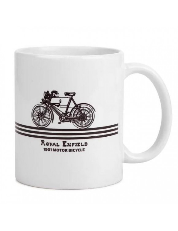 White coffee cup in Ceramics Limited Edition 120th Royal Enfield