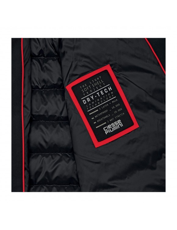 Veste parka pour hommes d'hiver,bord Ducati par Ciesse,noir - 3