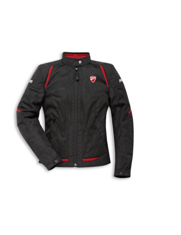 Veste moto femmes Summer Ducati Tex Flow C4 + Black 98107248