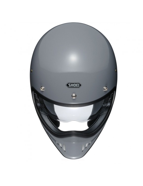 Full length motorcycle helmet shoei ex-zero 1409028 gray vintage