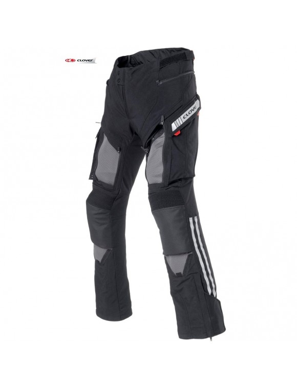 Trousers Touring Motorcycle Four Seasons Clover GTS-4 WP Pants Black
