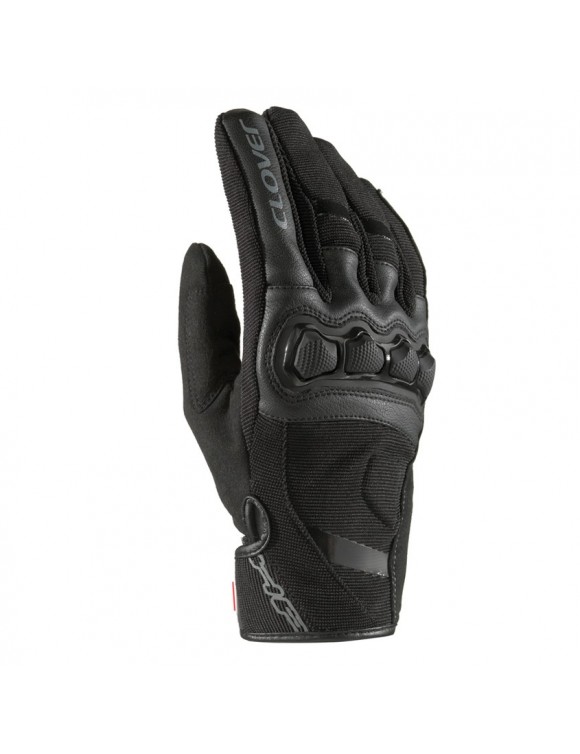 Gants moto Summer Hommes Renforcés Trèfle Airtouch-2 Noir - 1