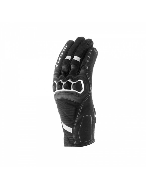Clover Airtouch-2 Herren Sommer Sport Motorradhandschuhe Schwarz/Weiß 1112-N/B - 2