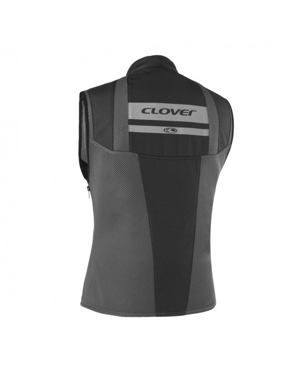 Giacca gilet estiva da uomo Clover sw-2 nero grigio 1778-n/gr - 2 Giacca gilet estiva da uomo Clover sw-2 nero grigio 1778-n/gr - 2
