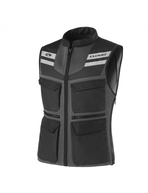 Veste gilet d'été masculine trèfle SW-2 Noir Gris 1778-N/GR - 1 Veste gilet d'été masculine trèfle SW-2 Noir Gris 1778-N/GR - 1