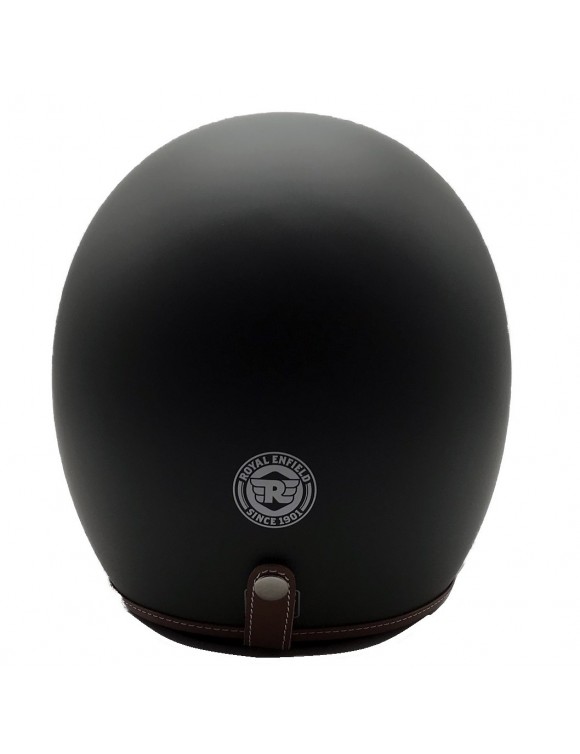 Jet motorcycle helmet with bubble visor Royal Enfield Battle Green Opaco