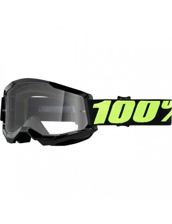 Goggles mask 100% Googles Strata 2 Upsol Transparent lens 461219