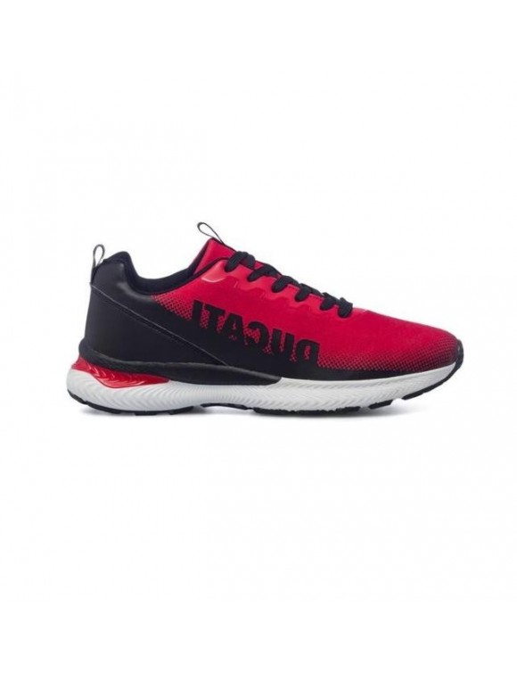 Chaussures de sport pour hommes d'origine Ducati avec logo Fuji 3 noir/rouge DS519-92 - 1