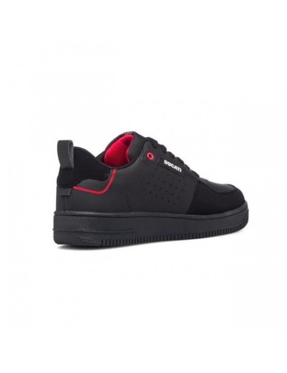 Herrensportschuhe mit original perforierten Details Ducati Valencia schwarz DF21-16 - 3